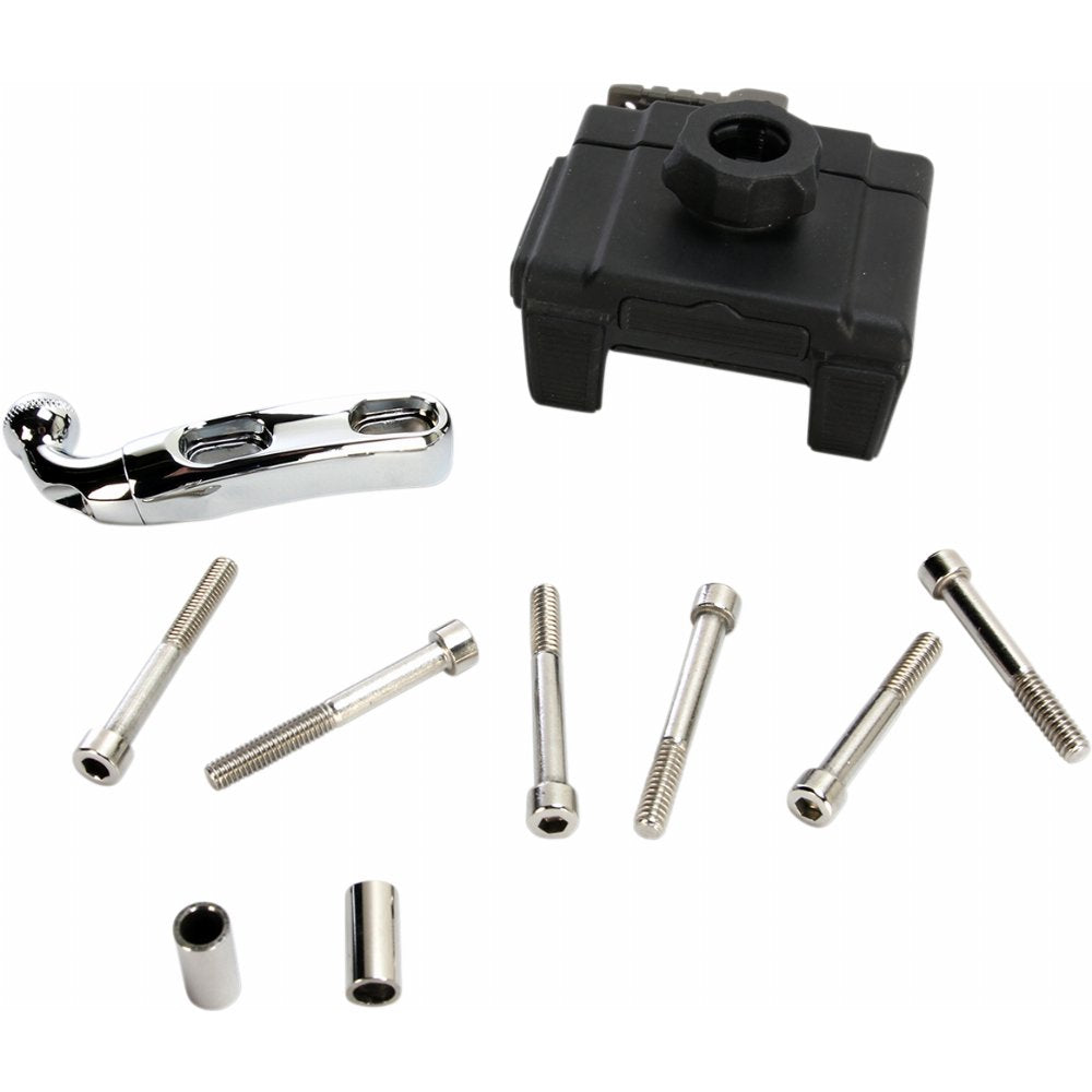 Support de téléphone/GPS Ciro3D pour moto avec fixation sur guidon