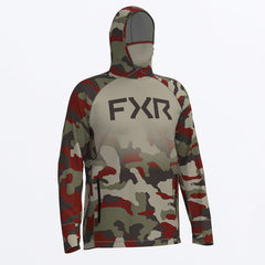 FXR Pro Camo Air UPF Hoodie - Earth Camo / 2XL