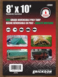 Erickson Mid Grade Reversible Poly Tarps