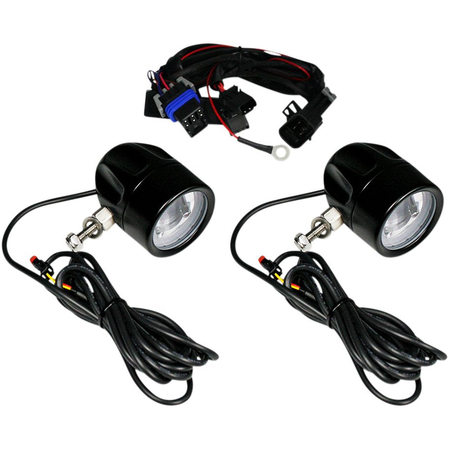 Feux de brouillard LED Custom Dynamics ProBeam Halo pour Indian