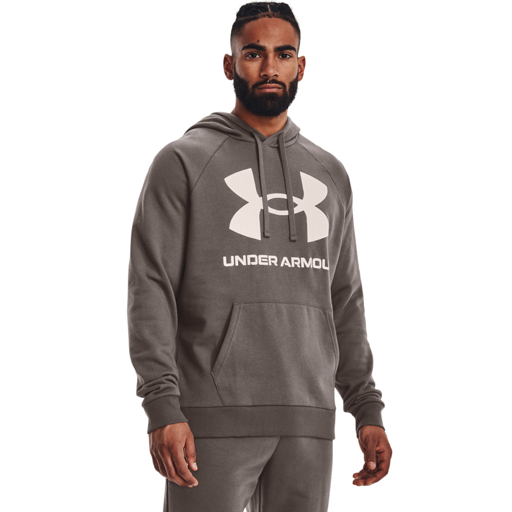 Haut à capuche polaire à grand logo Under Armour Rival (liquidation)