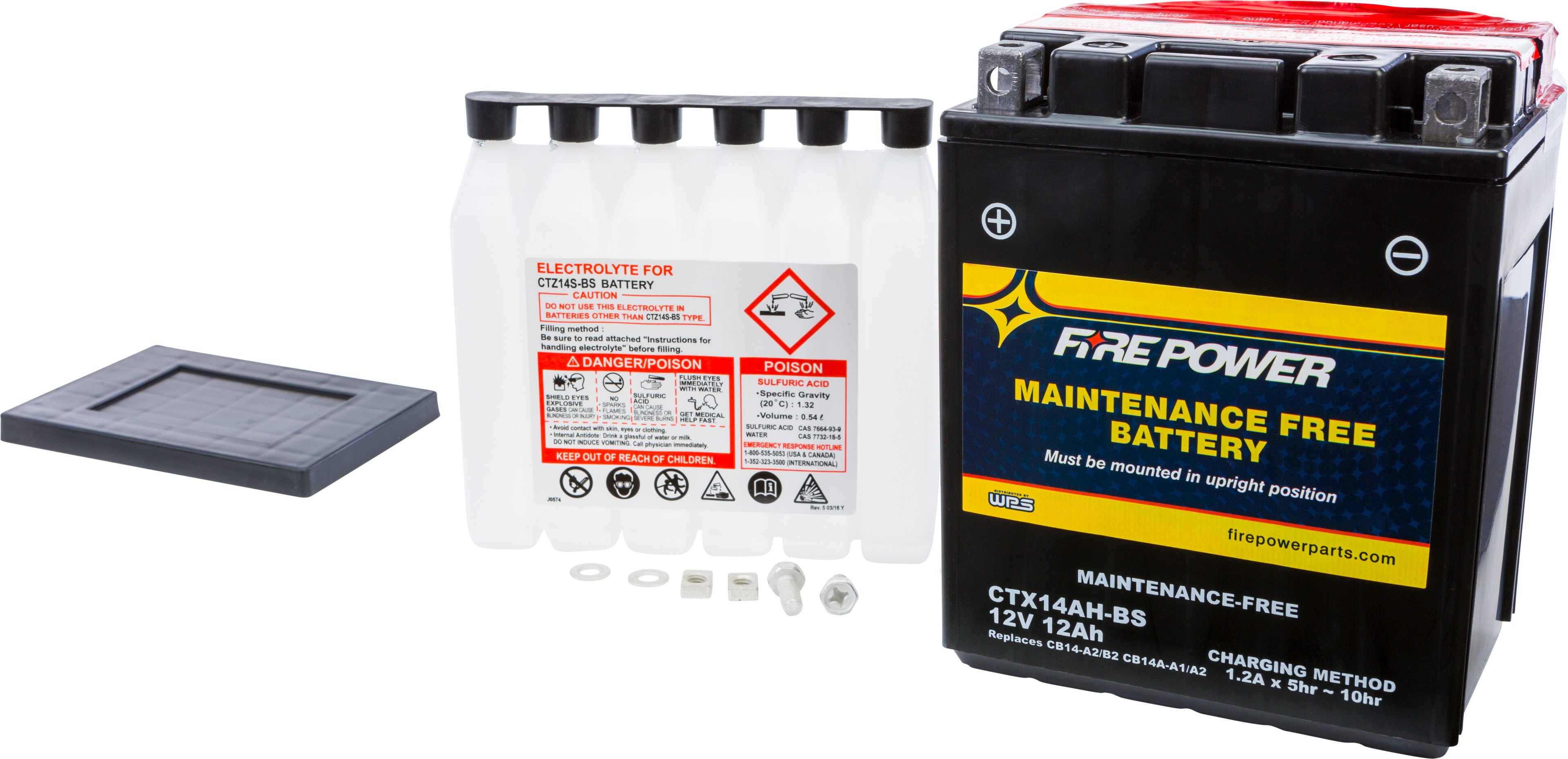 Parts Unlimited High Performance AGM Battery