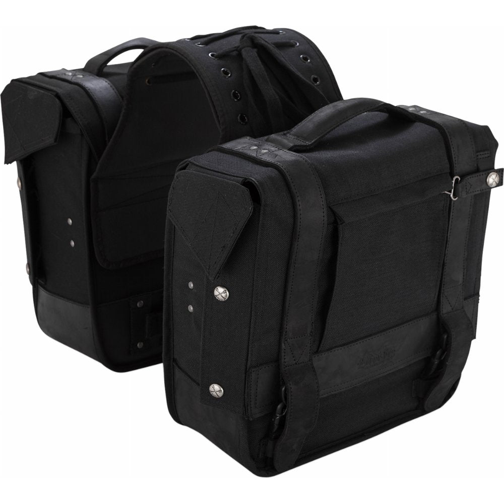 Burly Motorcycle Throw-Over Saddlebags