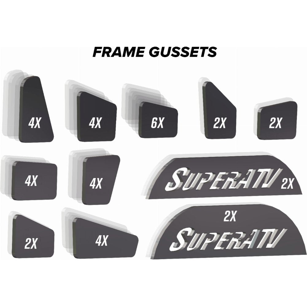 Kit de goussets à souder SuperATV