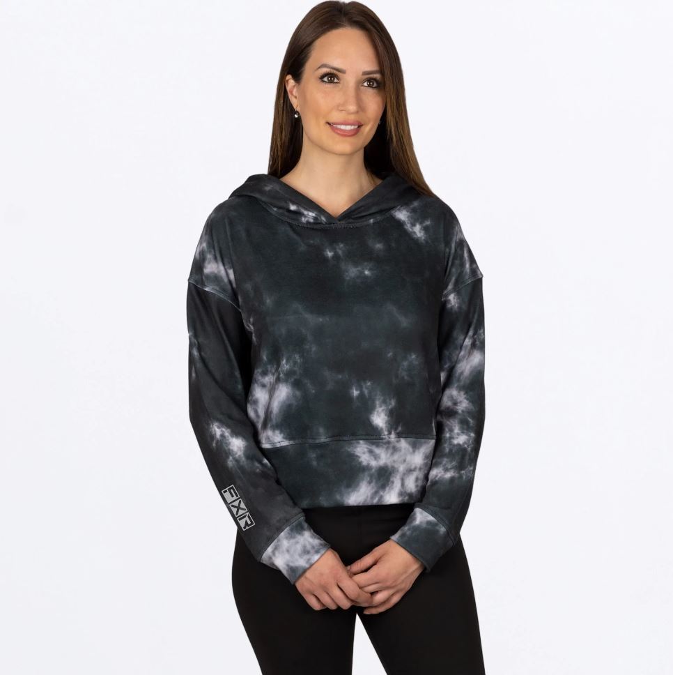 FXR Women's Balance Cropped Pullover Hoodie