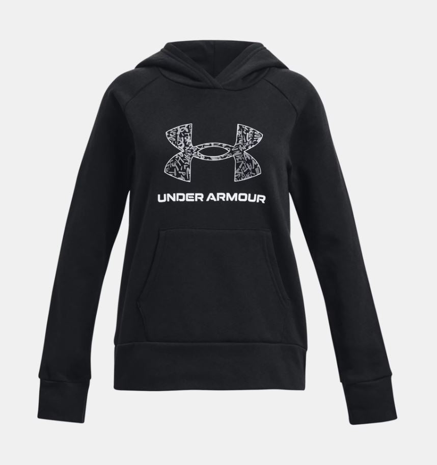 Sweat à capuche Under Armour Youth Rival Fleece Big Logo Print Fill