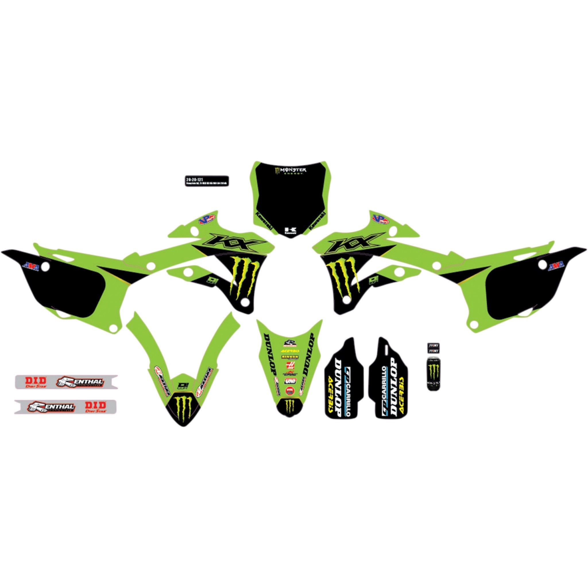 D'Cor Visuals Dirt Bike "Team" Graphics Kits