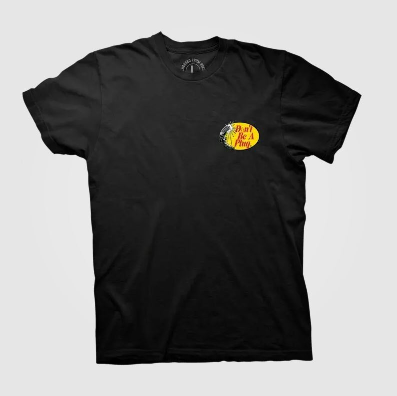 Crooked Clubhouse Don't Be A Plug Tee (Closeout)