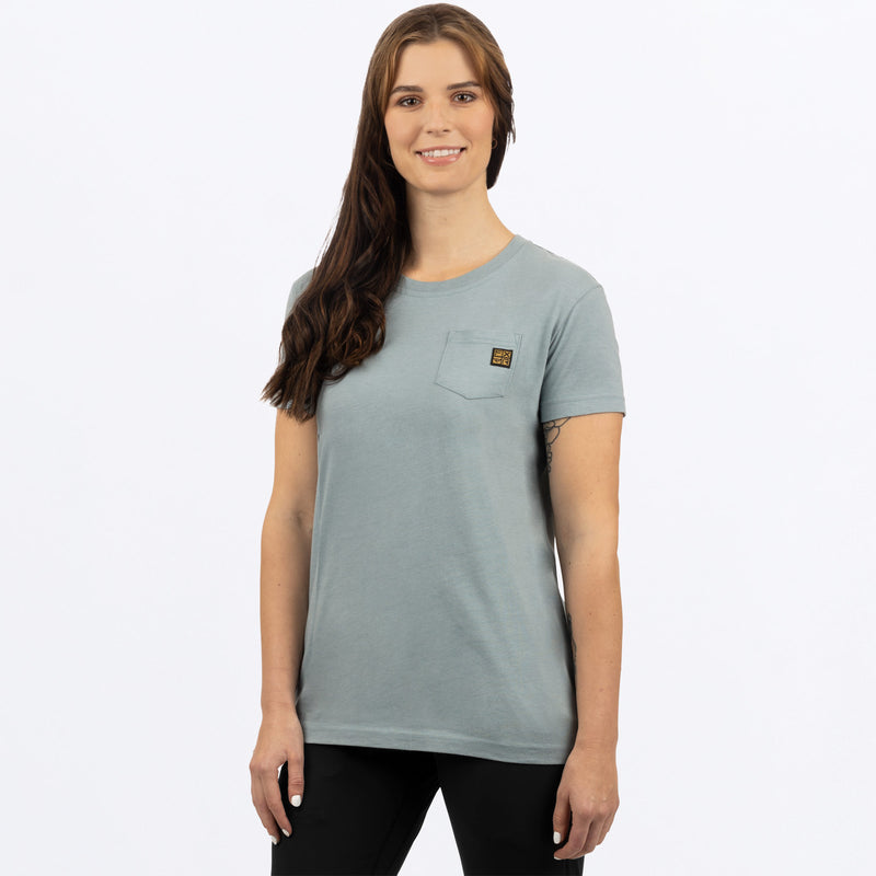 FXR Women's Work Pocket Premium Boyfriend Tee