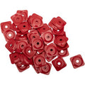 Woody's Coloured Square Grand Digger Snowmobile Support Plates - Packs
