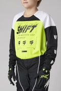 Maillot Shift Racing Youth White Label Flame (Liquidation)