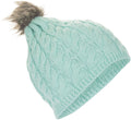 Bonnet à pompon en fourrure 509 pour femme