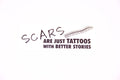 Les cicatrices d'autocollants Royal Distributing sont juste des tatouages