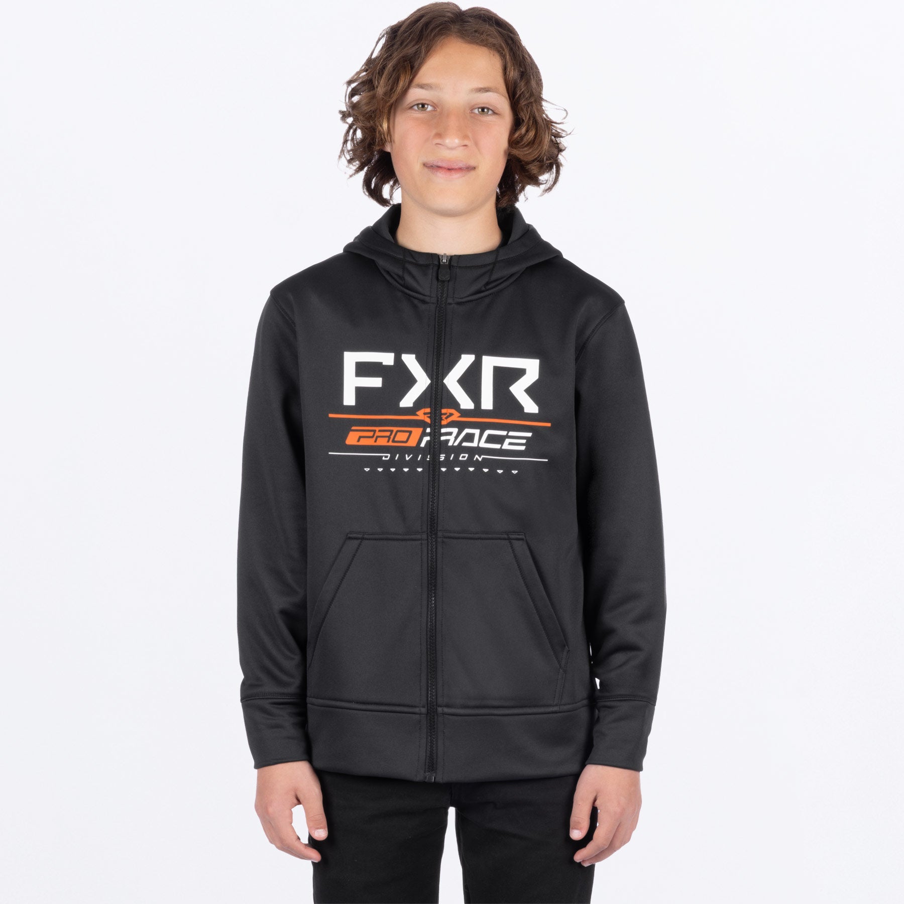 FXR Youth Race Division Tech Zip Hoodie