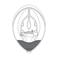 AGV A190 Pista Helmet Wind Protector