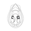 AGV AX-9 Helmet Chin Strap Pads