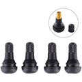 Traxion Short Rubber Wheel Valve Stems (TR412) - Pack of 4