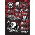 Factory Effex Metal Mulisha Sponsor Sticker Kit