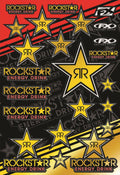 Factory Effex Gold Reflective Rockstar Sticker Sheet