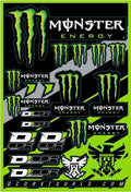 D'COR Visuals Planche d'autocollants Monster Energy