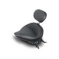 Mustang Wide Touring Solo Seat with Driver Backrest