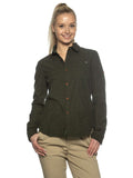 Chemise à carreaux boutonnée pour femme TEAMLTD