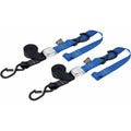 Powertye 1.5" Cam Buckle Tie-Downs w/ Safety Latch Hooks & Soft-Tye