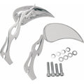Rétroviseurs de moto Drag Specialties Flame Teardrop avec bras sculptés