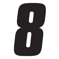 Factory Effex 6" Number Stickers