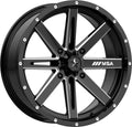 Jante MSA M41 Boxer VTT/UTV (Noir brillant/Fraisé)