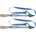 Steadymate Cinchtite 4 Cam Buckle Tie-Downs w/ Snap Hooks & Soft Loops by Kinedyne