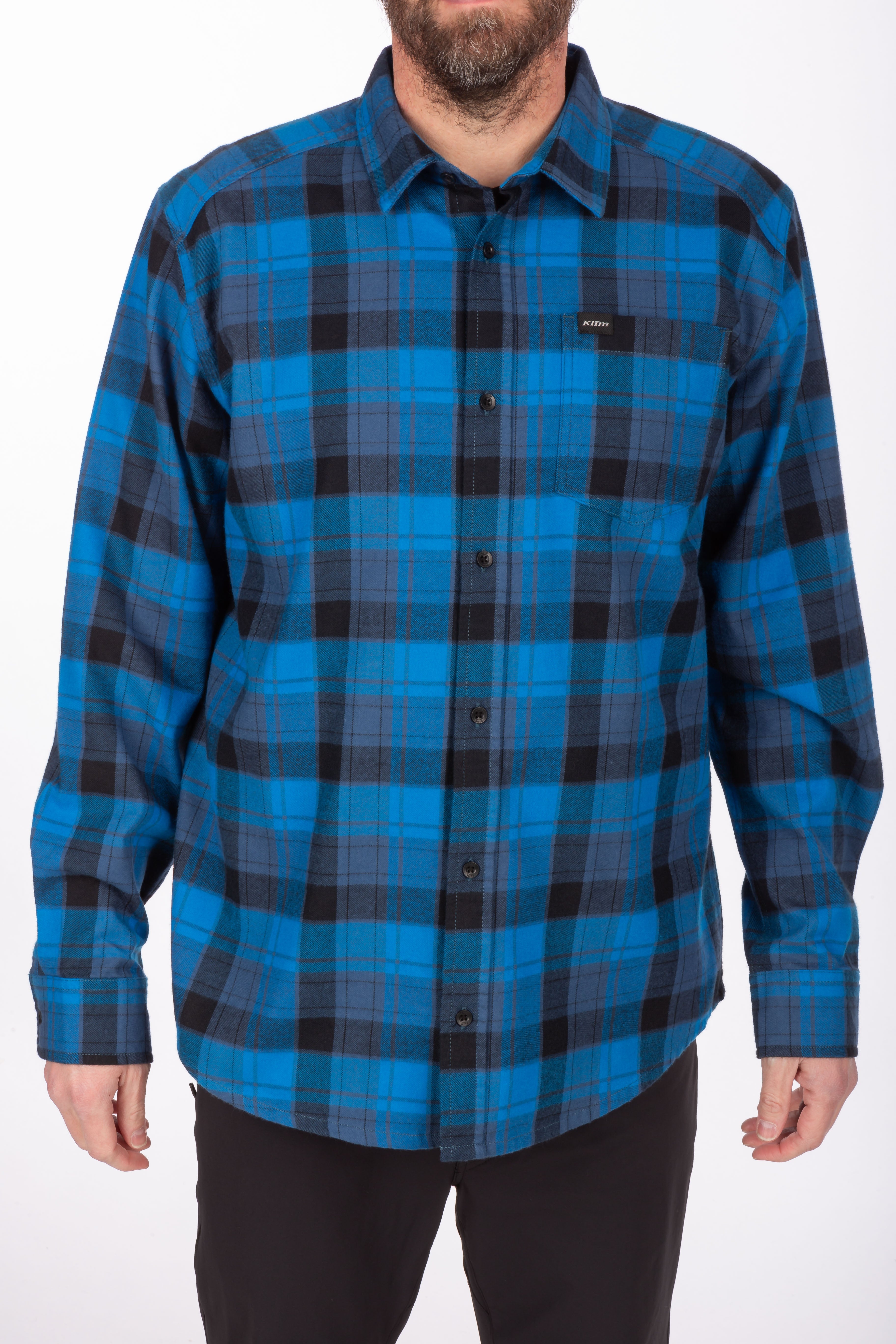 Chemise à carreaux mi-lourde Klim Cottonwood