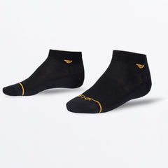 FXR Turbo 1/4 Athletic Sock - Black / L/XL