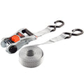 Erickson Deluxe Tie-Downs with Web Clamp Safety Snap Hooks, 1.25"x12' (Closeout)