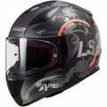 LS2 Rapid Circle Full Face Helmet (Matte Titanium/Fluo Orange)