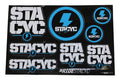 Feuille d'autocollants Stacyc