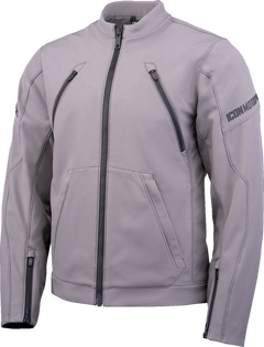 Icon Merc3 Solid Jacket - Grey / XL