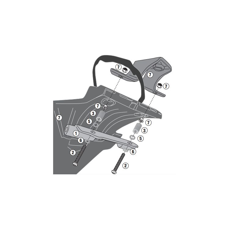 Adaptateur valise/sacoche Givi