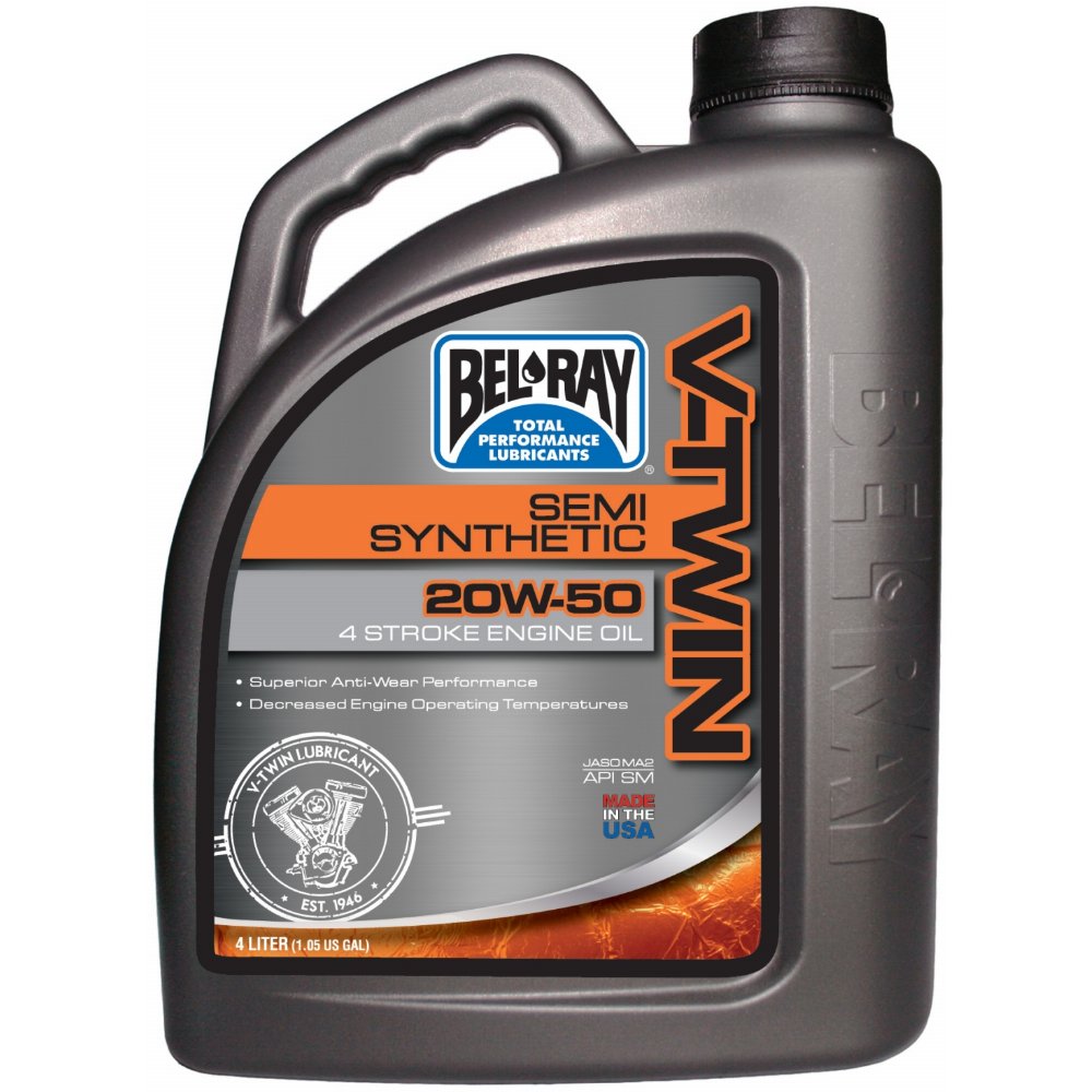 Bel-Ray Semi-Synthetic 20W50 V-Twin Motor Oil