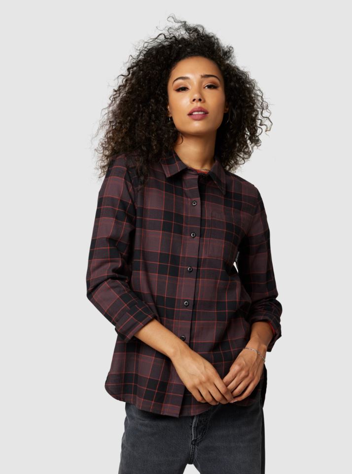 Chemise à carreaux Pines Fox Racing pour femme (Liquidation)
