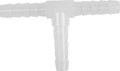 Sports Parts Inc. Fuel Line "T" Fitting, 7/32" - 1/4"