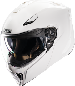 Icon Threshold Solid Modular Helmet - Gloss White / 2XL