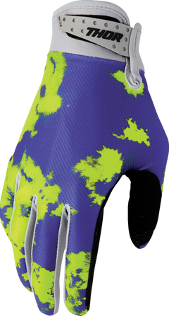 Thor Bleach Launchmode MX Glove - Grey/Acid / 2XL