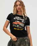 Brixton Women's Ford Mud Marathon Ringer Tee
