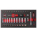 Bikeservice 1/4" Drive Socket Tool Kit