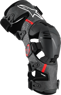 Alpinestars Supertech RK-10 Plasma Knee Brace - Black/Red / XL