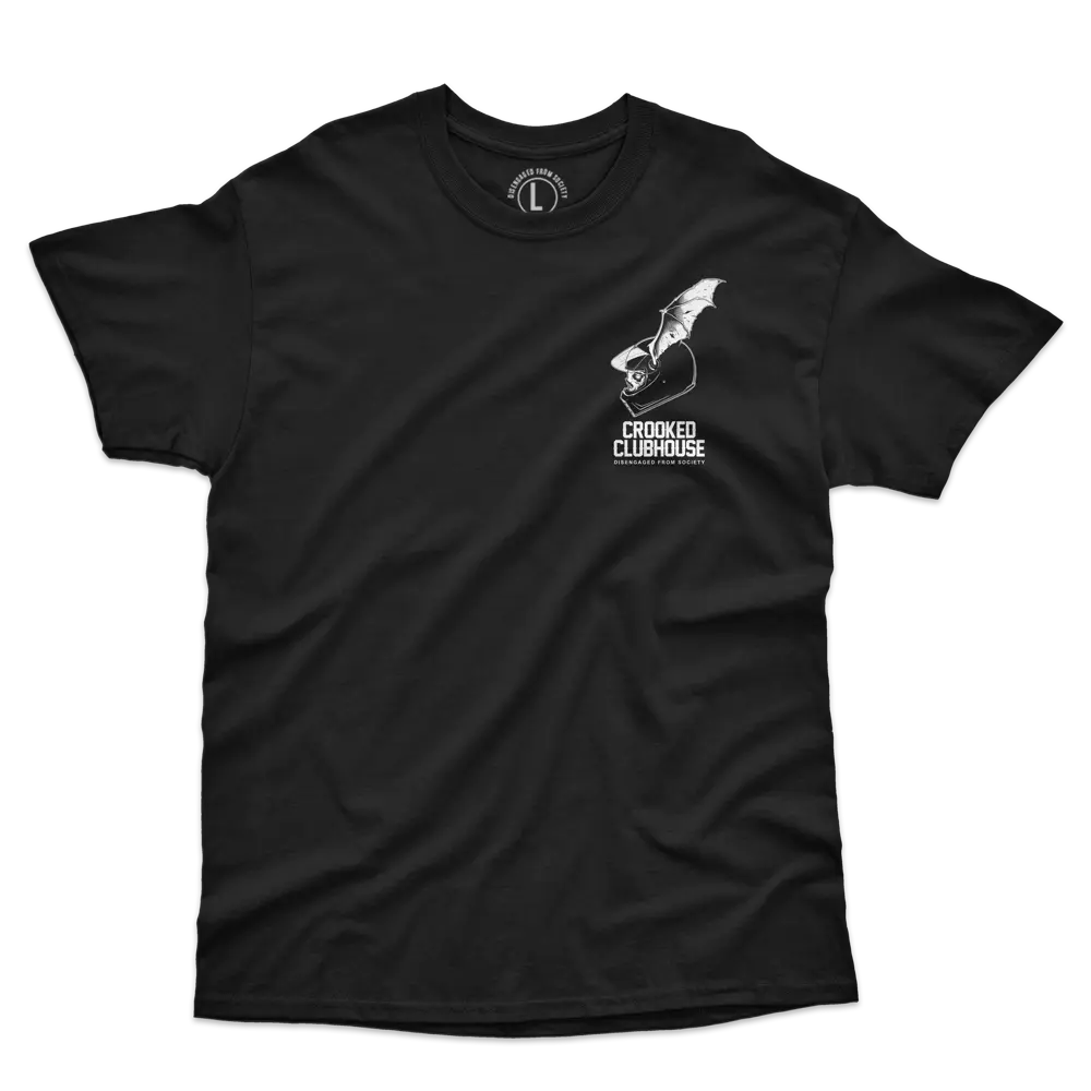 Crooked Clubhouse Bat Sh*t Tee