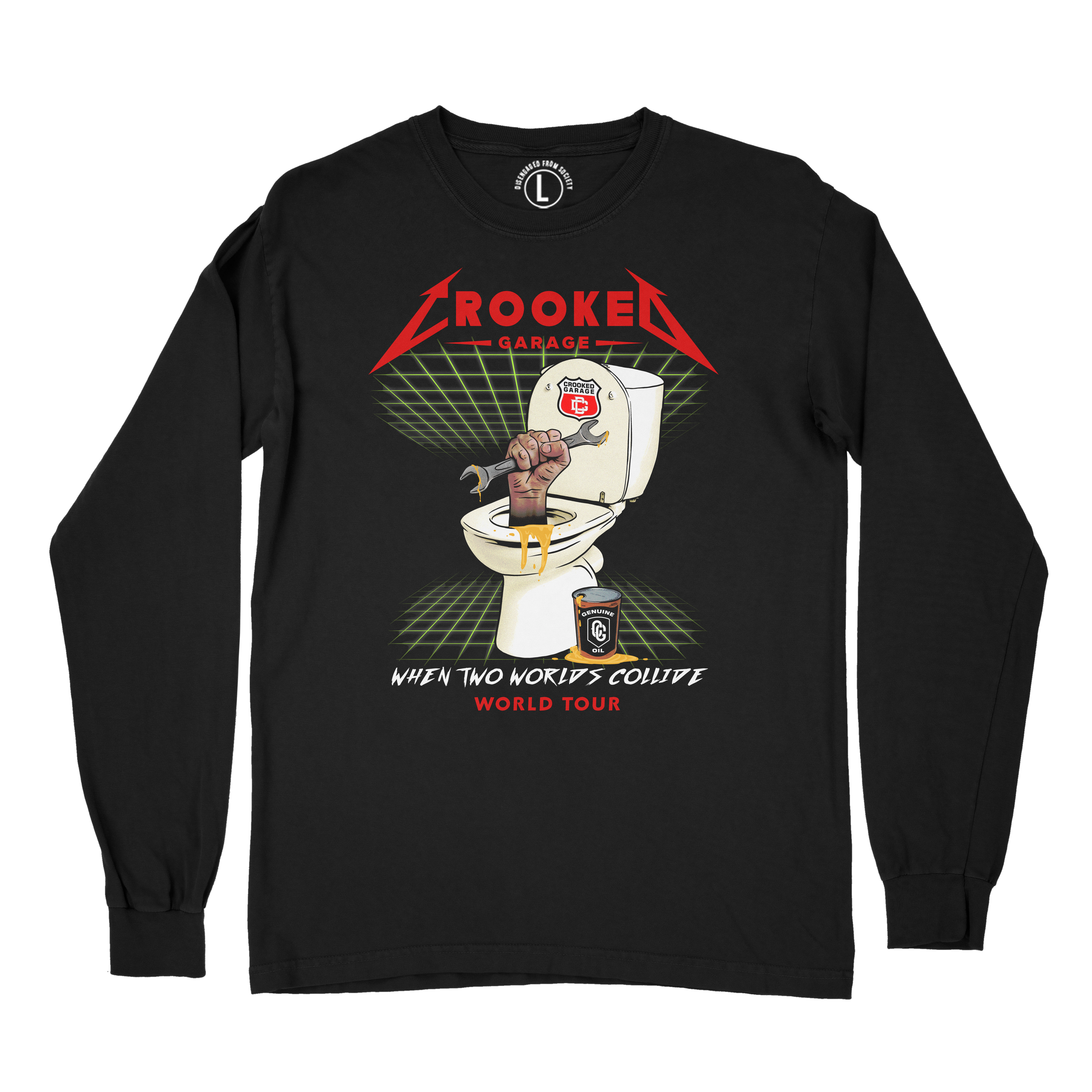 Crooked Clubhouse Metal Up Your Ass Longsleeve