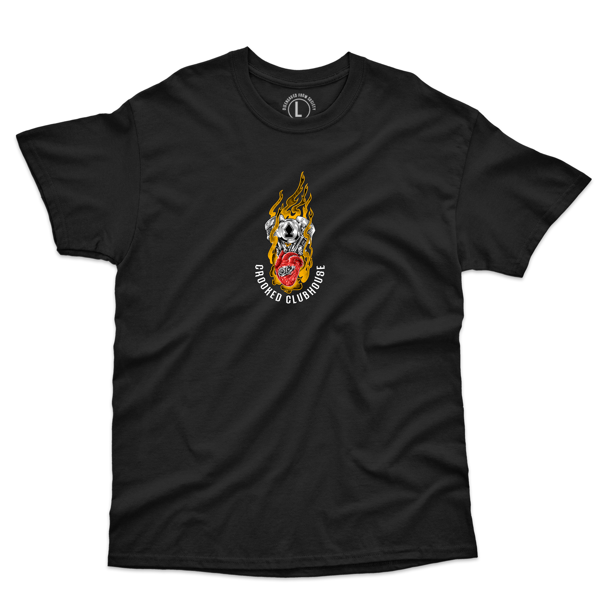 T-shirt Cœur Tordu Crooked Clubhouse