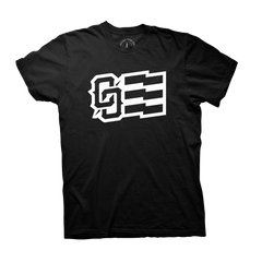 Crooked Clubhouse Linked Tee - Black/White / S